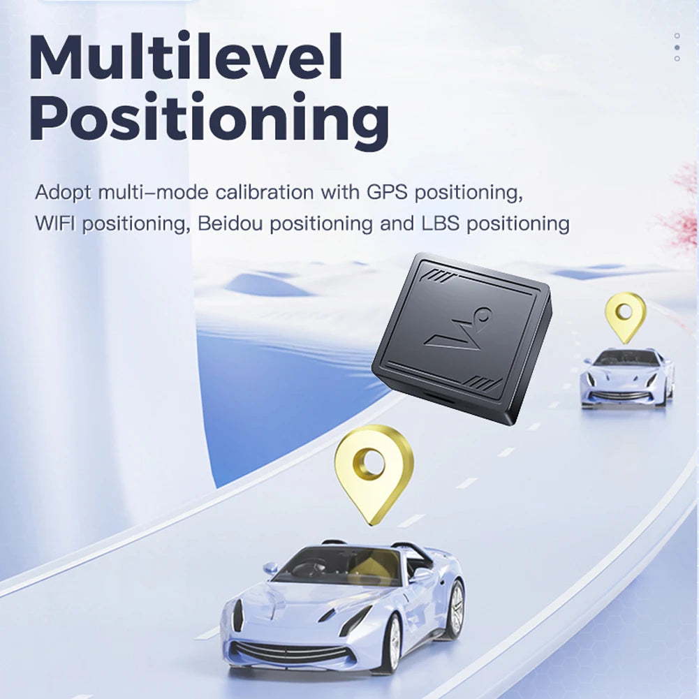 APWIKOGER 4G GPS Tracker With App Anti Lost Car Locator