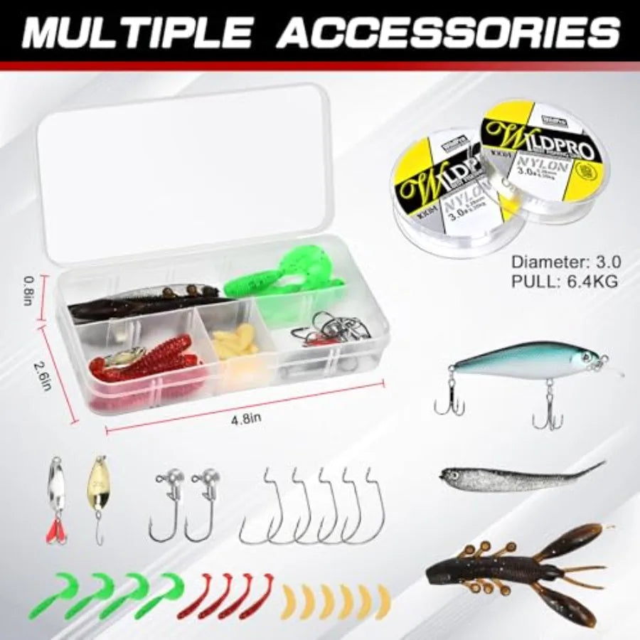 Telescopic Carbon Fiber Fishing Rod And Reel Combo Set