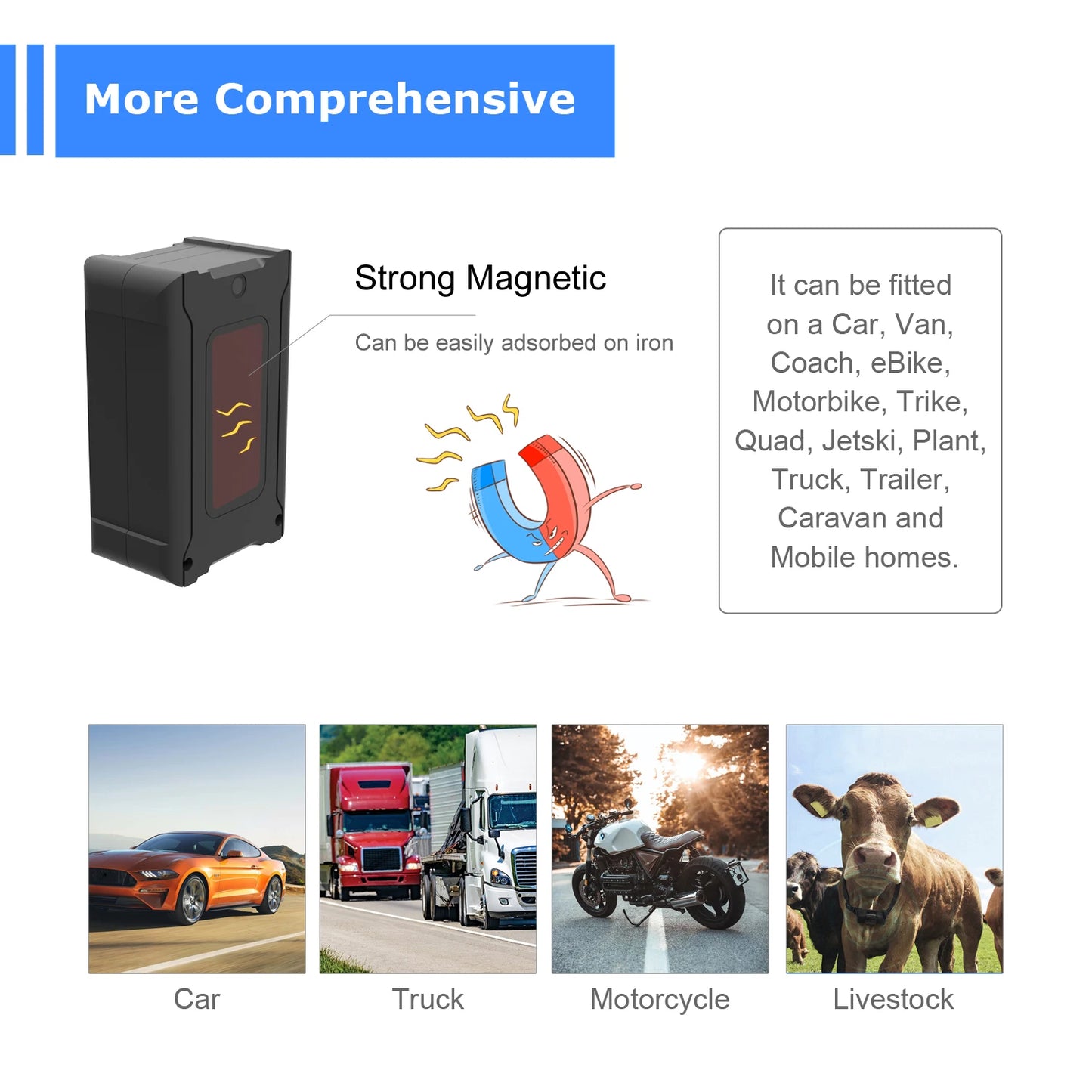 Wanwaytech 5m Gps Tracker For Cars Anti Theft Real Time Locator Geofence