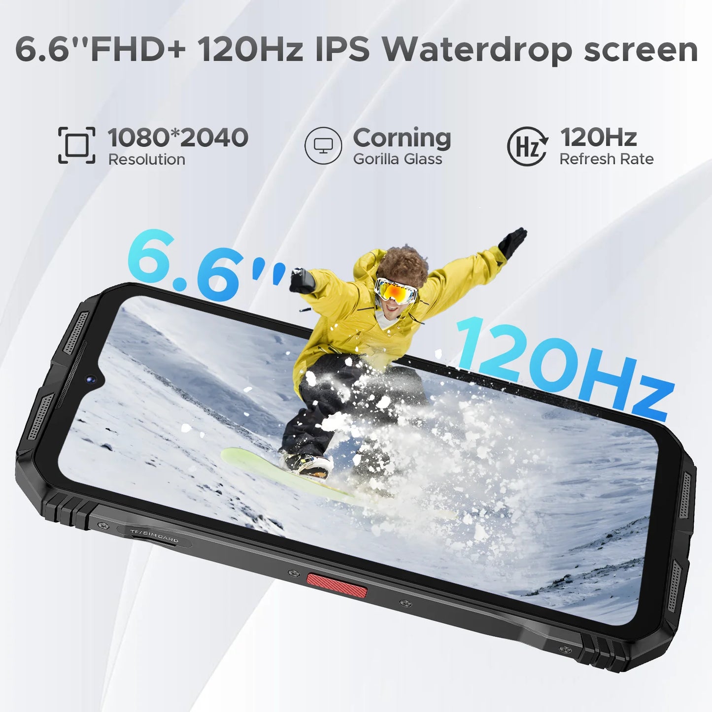 DOOGEE S118 Pro 5G Rugged Phone Dimensity 7050 10800mAh Battery
