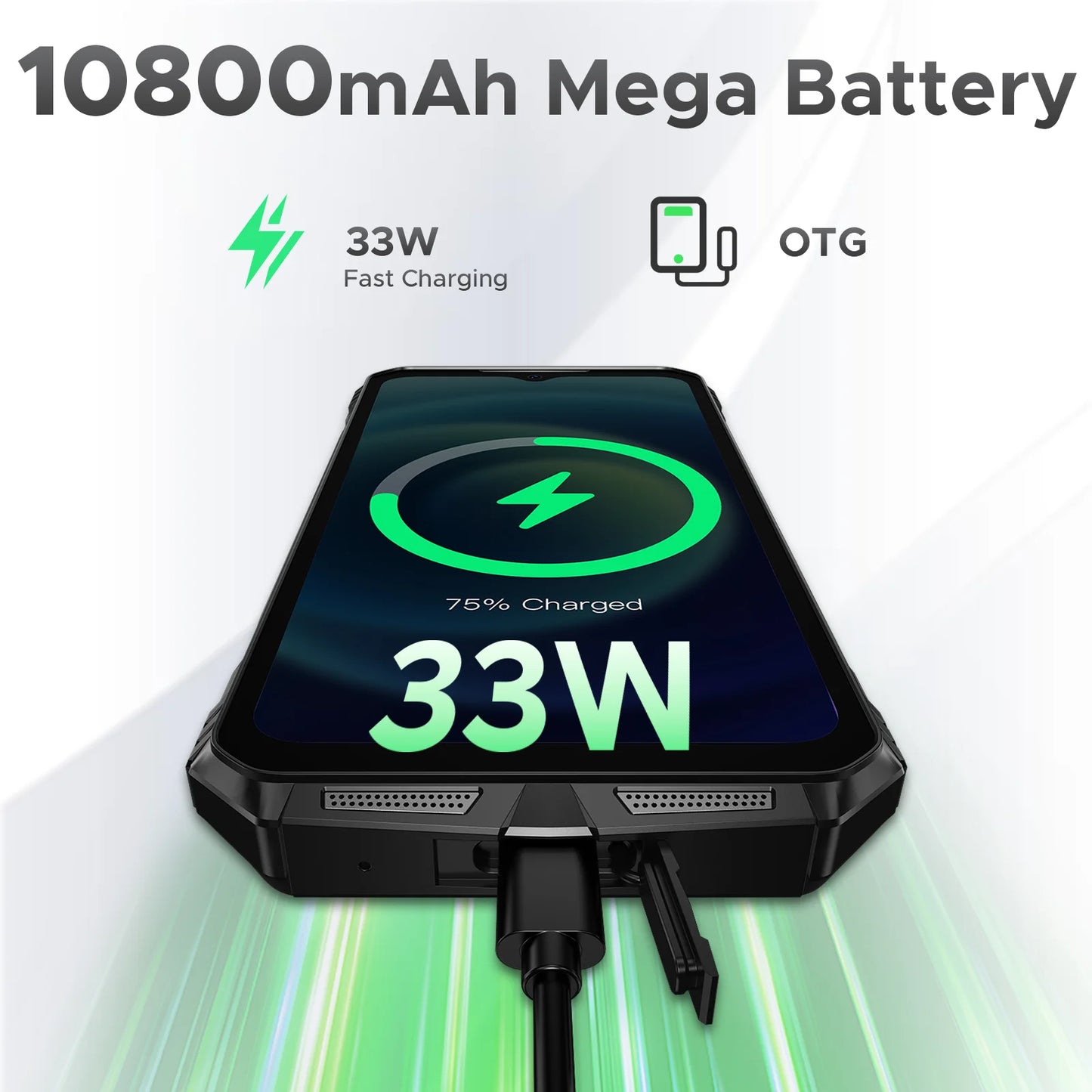 DOOGEE S118 Pro 5G Rugged Phone Dimensity 7050 10800mAh Battery