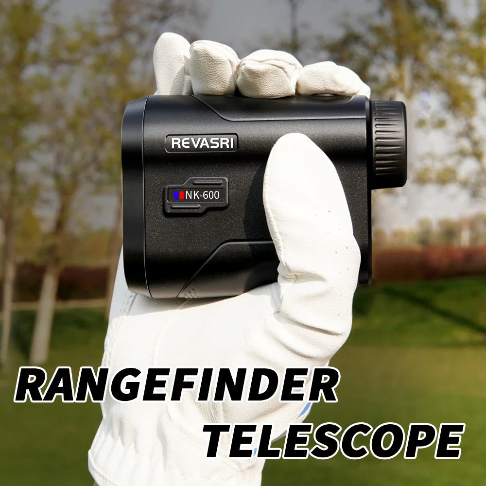 REVASRI Golf Laser Rangefinder With Slope Flagpole Lock USB C