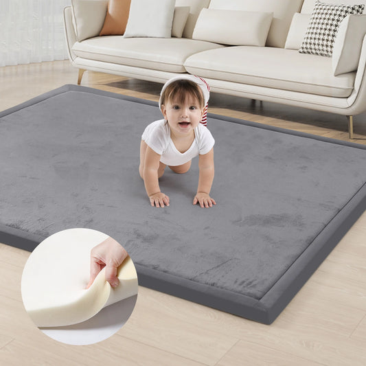 PaPaMat Memory Foam Playpen Mat Carpet Non Slip Velvet Rug