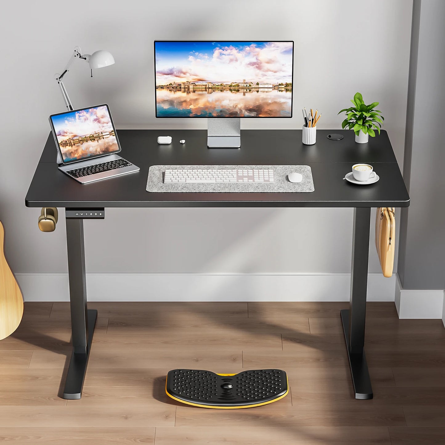 JHK Electric Height Adjustable Standing Desk For Home Office