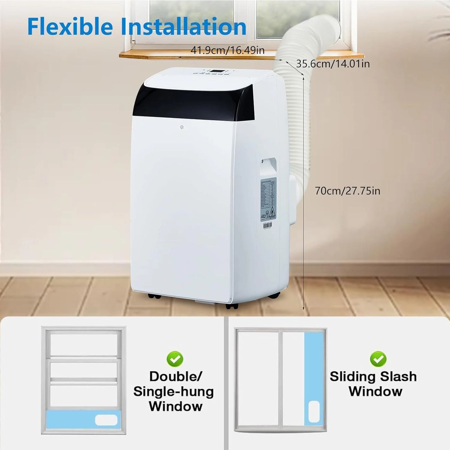 Adoolla 3 In 1 Portable Air Conditioner With Remote
