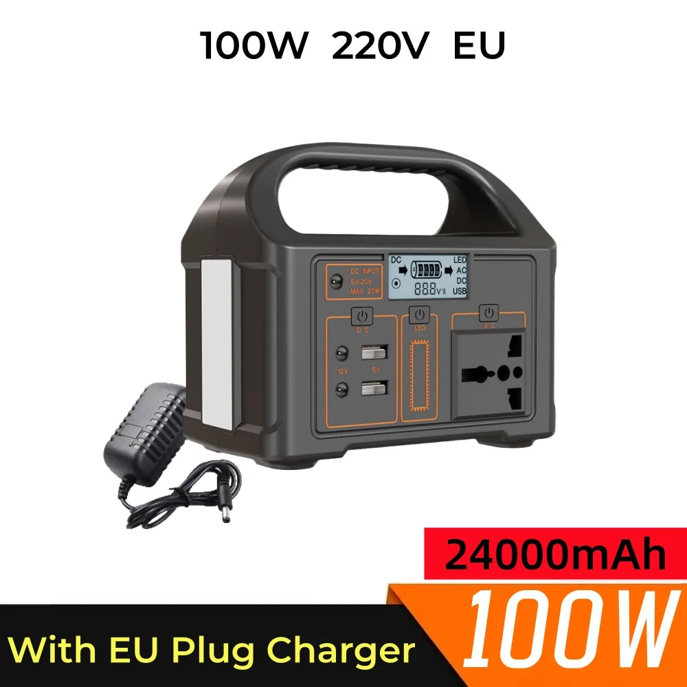 Jsdsolar 300W Portable Solar Power Station With 110V 220V Output