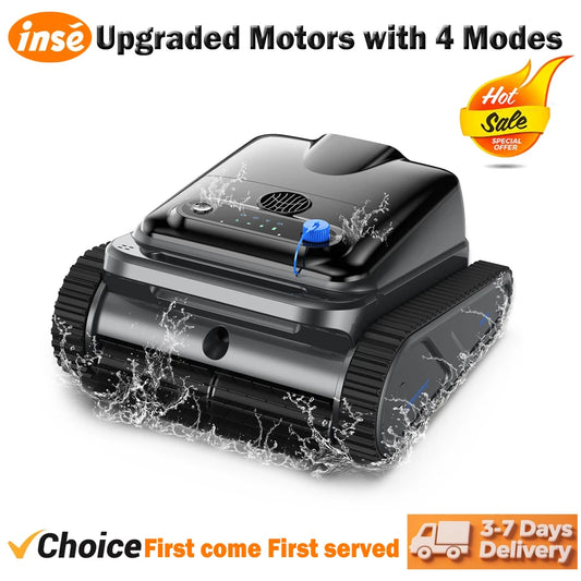 INSE Y50 Auto Cordless Robotic Pool Cleaner for Above Ground Pools