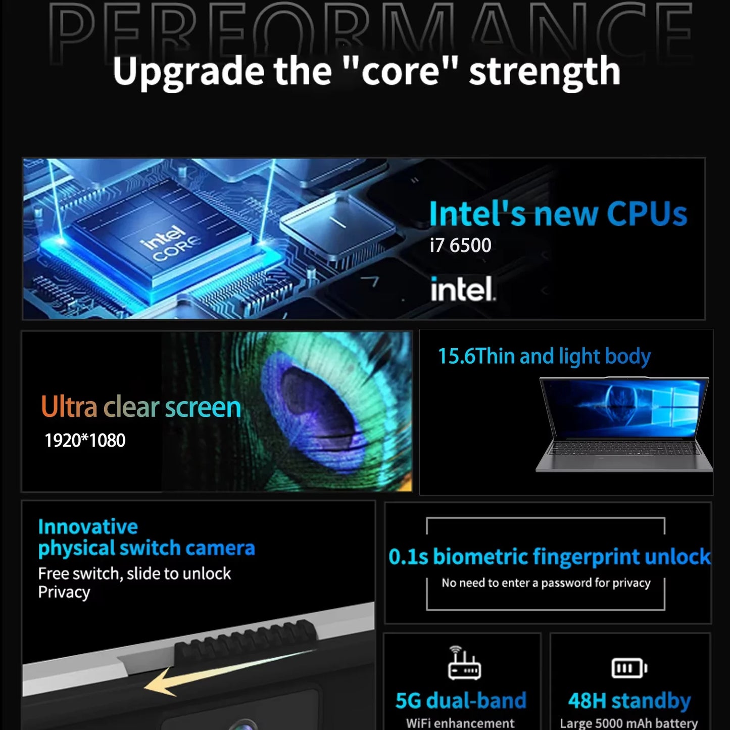 Xia Man Intel Core I7 UltraportableNotebook 16GB DDR4 1TB SSD