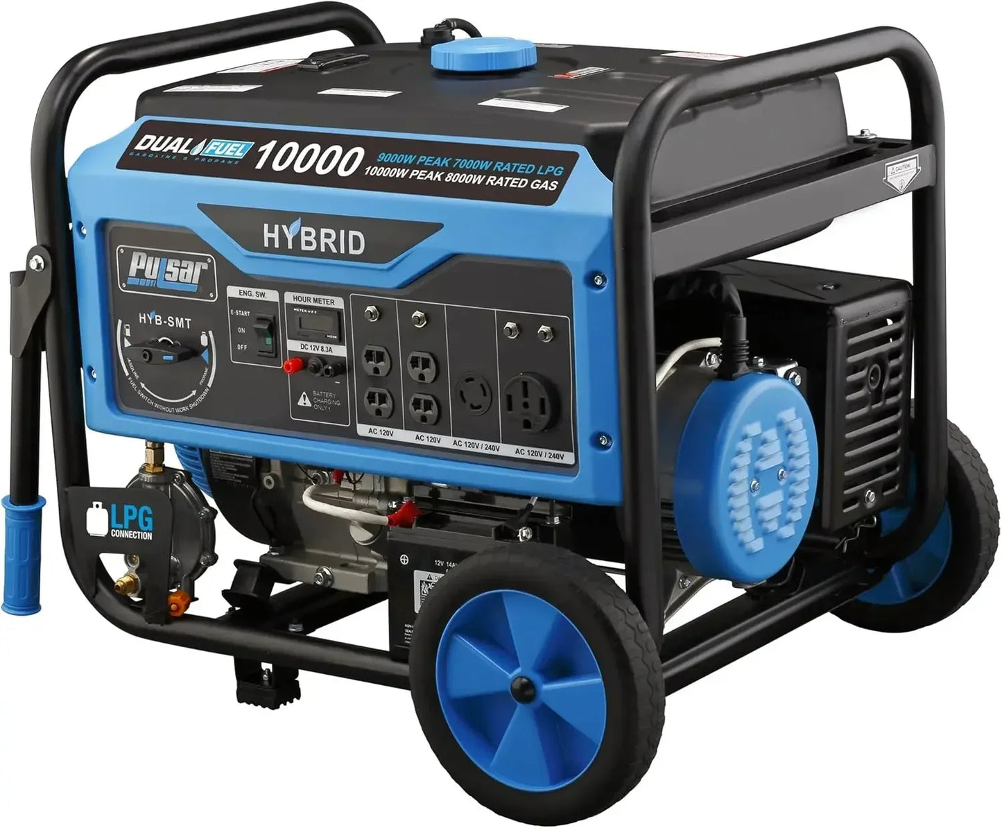 10000W Dual Fuel Portable Generator With Switch And Go Technology Electric Start