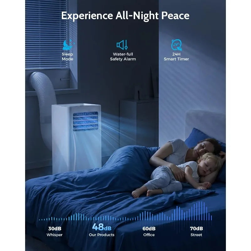 Portable Air Conditioner 8000 BTU Three In One Efficient Cooling