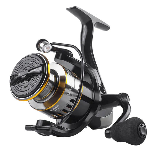 Two Hand Rotating Fishing Reel He1000 7000 Series Gear Ratio 5 To 1