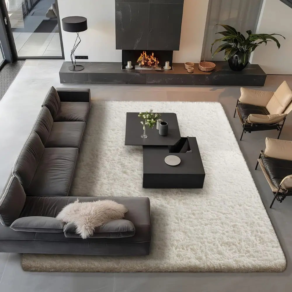 Shag Carpets Living Room Rug for Kids Rooms Home Decor