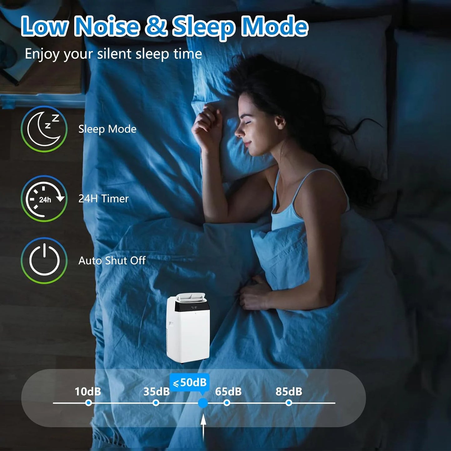 Adoolla 3 In 1 Portable Air Conditioner With Remote