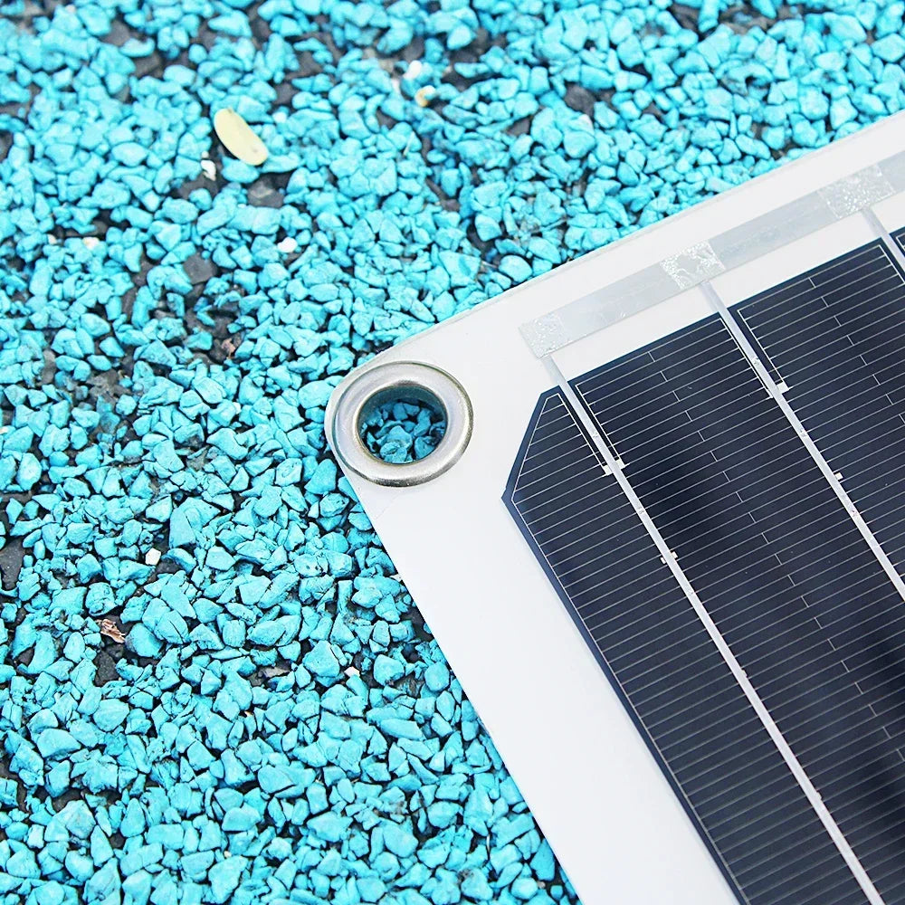 ASUNERGE 12V Flexible Monocrystalline Solar Panel for RV Boat
