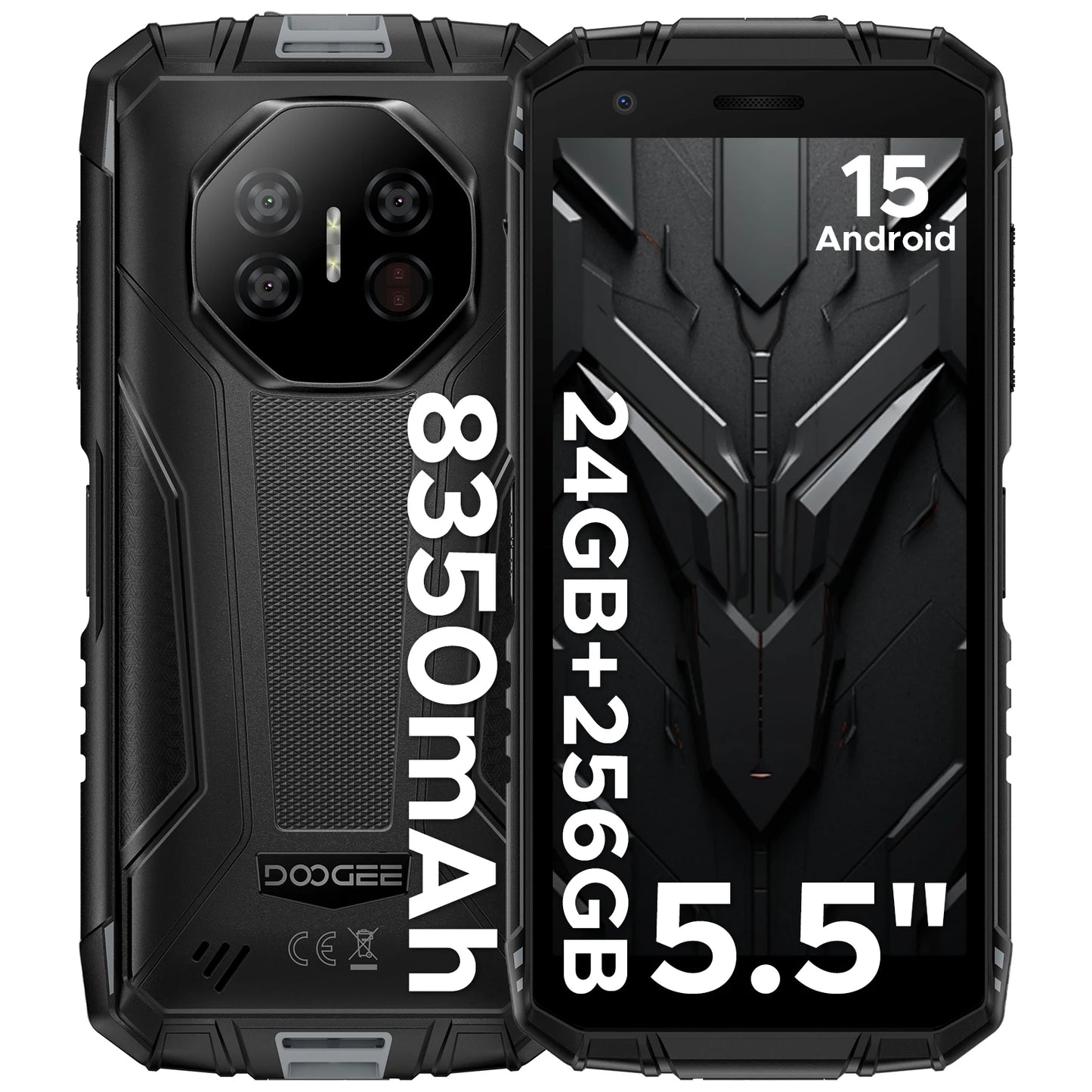 DOOGEE Fire 3 Ultra Rugged Phone Gemini AI Android 15
