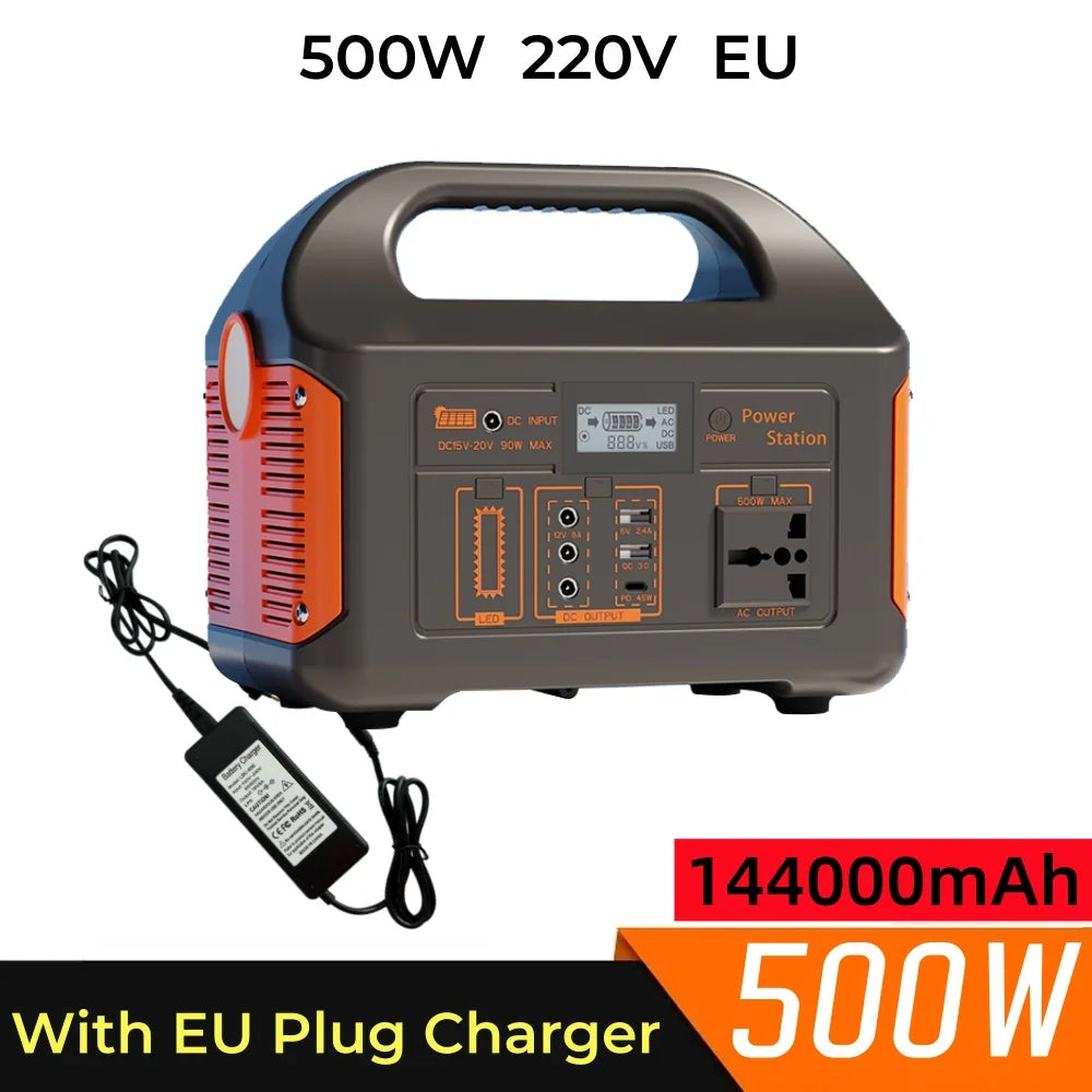 Jsdsolar 300W Portable Solar Power Station With 110V 220V Output