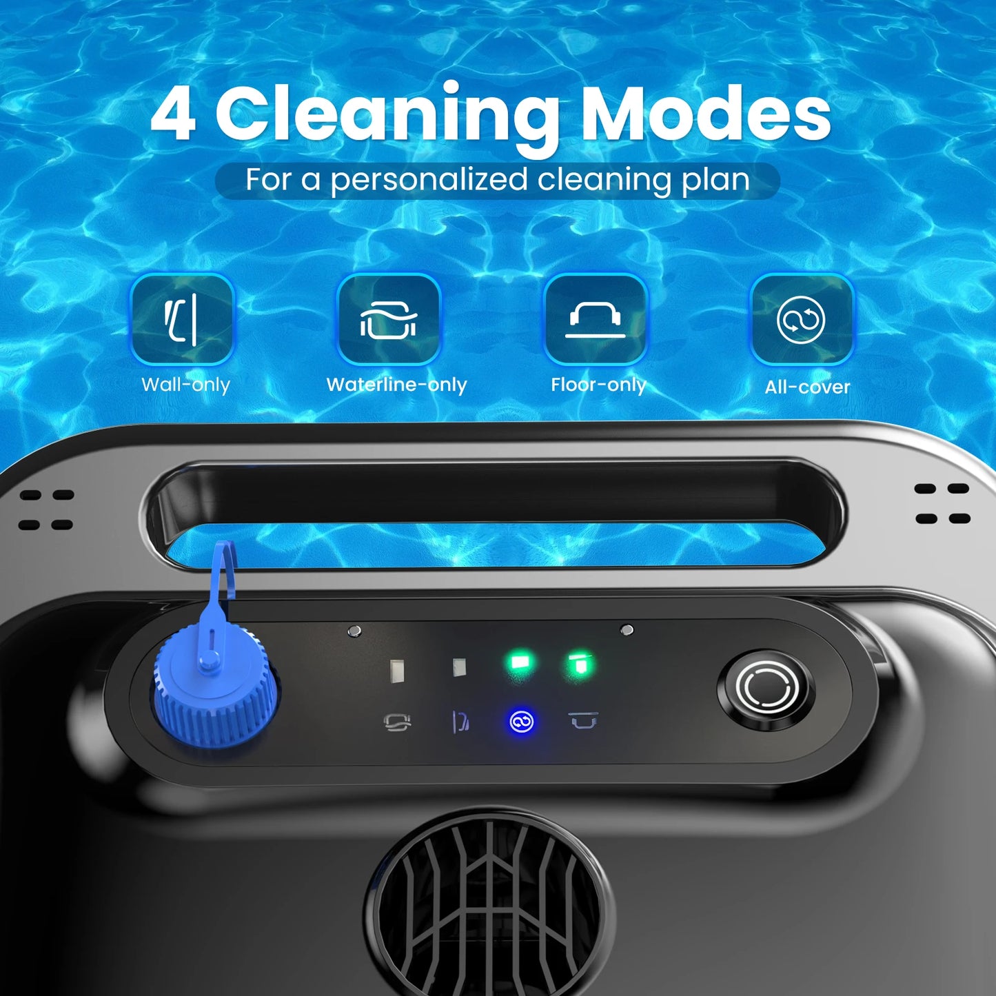 INSE Y50 Auto Cordless Robotic Pool Cleaner for Above Ground Pools