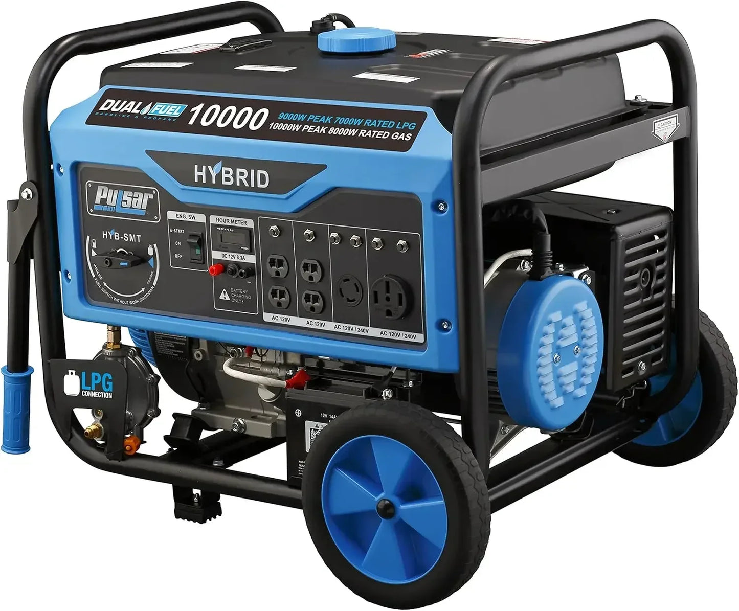 10000W Dual Fuel Portable Generator With Switch And Go Technology Electric Start