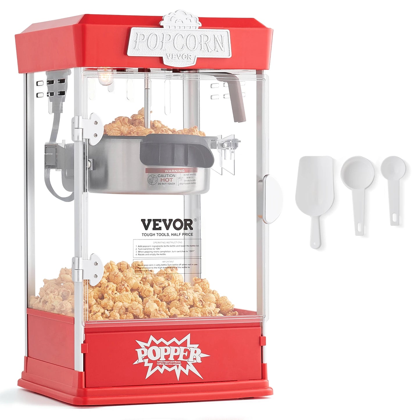SucceBuy Commercial Popcorn Maker For Countertop Movie Theater Style